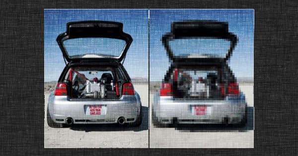 Pixel photo